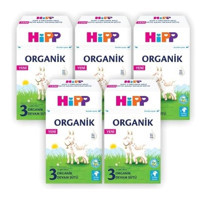Hipp Keçi Sütlü Laktozsuz Tahılsız Organik Probiyotikli 3 Numara Devam Sütü 5x400 gr