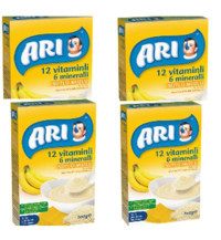 Arı Mama Tahıllı Organik Meyveli Probiyotikli Kaşık Maması 4x200 gr