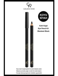 Golden Rose No:01 Mat Siyah Göz Kalemi 2 Adet