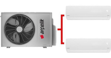 Arçelik ZM30105 12+24 30000 Btu A++ Enerji Sınıfı R32 Inverter Multi Split Duvar Tipi Klima