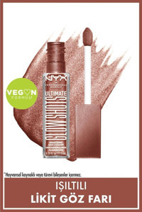 Nyx Professional Makeup 09 Mango Moment Likit Işıltılı Tekli Far Pembe