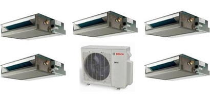 Bosch 42000 Btu A++ Enerji Sınıfı R32 Inverter Multi Split Kanal Tipi Klima