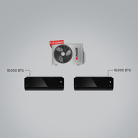 Arçelik ZM30105 18+18 30000 Btu A++ Enerji Sınıfı R32 Inverter Multi Split Duvar Tipi Klima