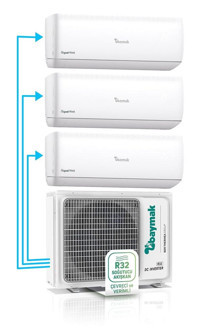 Baymak Elegant Prime Multi 21000 Btu A++ Enerji Sınıfı R32 Inverter Multi Split Duvar Tipi Klima