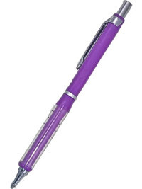 Mikro MP-9004 Silgili Plastik Metalik Mor 0.9 mm Uçlu Versatil Kalem