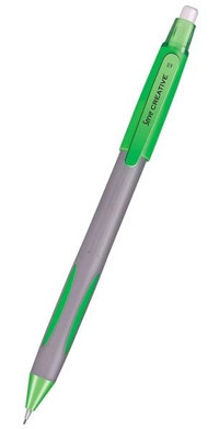 Serve Creative Silgili Plastik Metalik Yeşil 0.9 mm Uçlu Versatil Kalem
