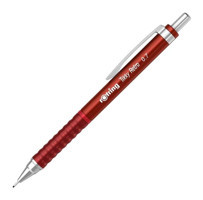 Rotring Tikky Retro Silgili Metal Metalik Kırmızı 0.7 mm Uçlu Versatil Kalem 12 Adet