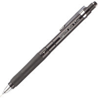 Bigpoint Plus Silgili Metal Metalik Siyah 0.7 mm Uçlu Versatil Kalem 12 Adet