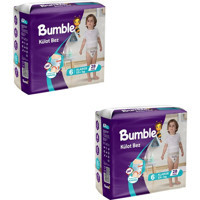 Bumble 6 Numara Külot Bebek Bezi 2x28'li