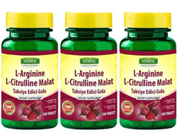 Vitapol L-Arjinine L-Citrulline Malat Vitamin 3x100 Tablet