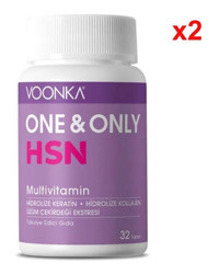 Voonka One And Only HSN Üzüm Çekirdekli Vitamin 2x32 Tablet