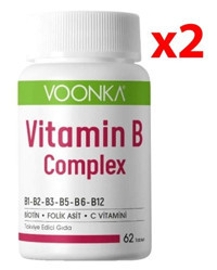 Voonka Vitamin B Complex Vitamin 2x62 Tablet