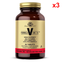 Solgar Formula VM-75 Vitamin 3x90 Tablet