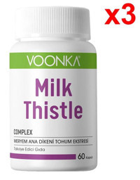 Voonka Milk Thistle Vitamin 3x60 Kapsül
