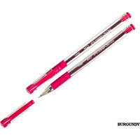 Faber-Castell 1425 Plastik Tek Renkli 0.7 mm İğne Uçlu Bordo 2'li Tükenmez Kalem