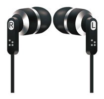 Zore Er02 Silikonlu Mikrofonlu 3.5 mm Jak Kablolu Kulaklık Siyah
