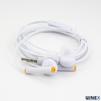 Winex S10 Silikonsuz Mikrofonlu 3.5 mm Jak Kablolu Kulaklık Beyaz