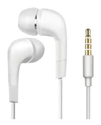 Winex 5840 Silikonlu Mikrofonlu 3.5 mm Jak Kablolu Kulaklık Beyaz