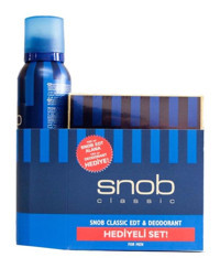 Snob Classic 8 Parça Erkek Parfüm Deodarant Seti EDT