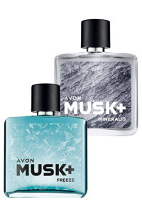 Avon Musk Freeze-Mineralis İkili Erkek Parfüm Seti EDT