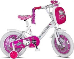 Ümit 1409 Hello Kitty 14 Jant 4-6 Yaş Pembe-Beyaz Çocuk Bisikleti