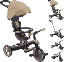 Globber Explorer 4in1 Trike 1 Yaş Gri-Siyah Çocuk Bisikleti