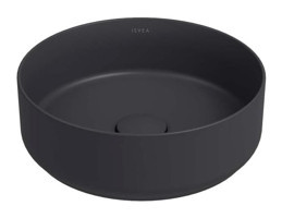 Isvea Infinity Tekli 36 cm Seramik Tezgah Üstü Çanak Lavabo Antrasit