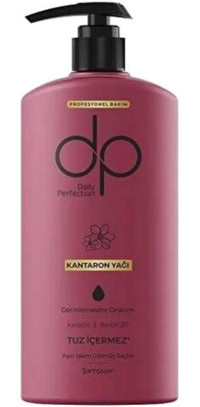 DP Derinlemesine Onarım Onarıcı Düz Saçlar İçin Tuzsuz Kantaron Yağı Unisex Şampuanı 425 ml