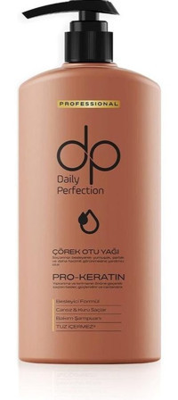 DP Daily Perfection Besleyici Tüm Saçlar İçin Tuzsuz Çörek Otu Yağı Unisex Şampuanı 800 ml