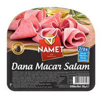Namet Dilimli %100 Dana Macar Salam 6x50 gr