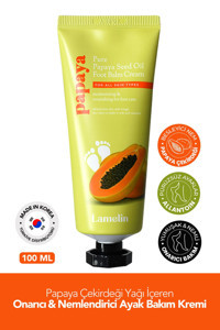 Lamelin Papaya Çekirdeği Yağlı Bakım Ayak Kremi 100 ml