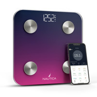 Nautica Gradient Collection Yağ Ölçen Vücut Analizi Yapan Bluetoothlu Kas Ölçen Cam Dijital Akıllı Tartı