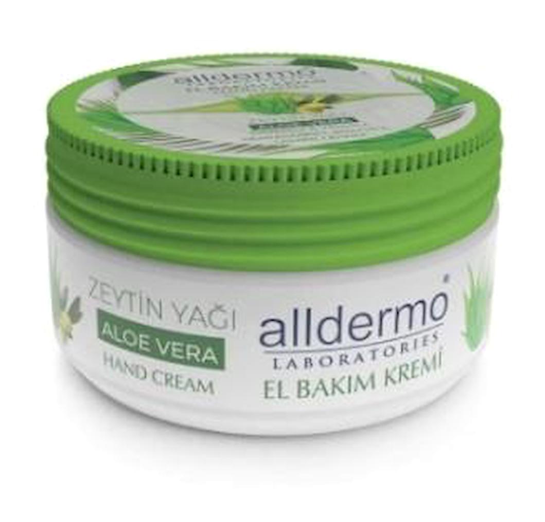 Alldermo Laboratories Zeytinyağlı Aloa Veralı Tüm Ciltler İçin El Kremi 150 ml