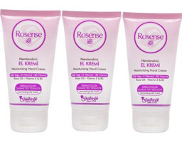 Rosense Güllü Tüm Ciltler İçin El Kremi 3x75 ml