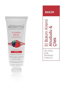 Alldermo Laboratories Ahududulu-Çilekli Tüm Ciltler İçin El Kremi 30 ml