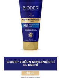 Bioder Hyalüronik Asitli Tüm Ciltler İçin Parfümsüz El Kremi 50 ml