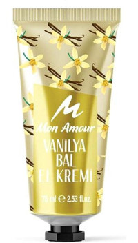 Mon Amour Ballı-Vanilyalı Tüm Ciltler İçin Parfümlü El Kremi 75 ml