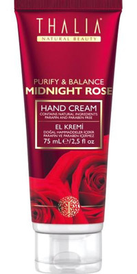 Thalia Midnight Rose Güllü Tüm Ciltler İçin Organik Vegan Parfümlü El Kremi 75 ml