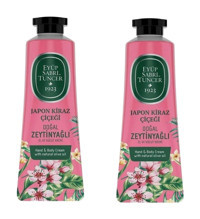 Eyüp Sabri Tuncer Kiraz Çiçekli Tüm Ciltler İçin Parfümsüz El ve Vücut Kremi 2x50 ml