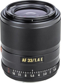 Viltrox E Stm Lens For Sony Aps-C 33 mm f/1.4 Teleconverter Lens