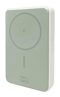 Nettech NT-PW38 10000 mAh Hızlı Şarj Mıknatıslı Kablosuz Powerbank Beyaz
