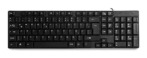 Everest KB-741F Türkçe F Switch Kablolu Siyah Normal Klavye