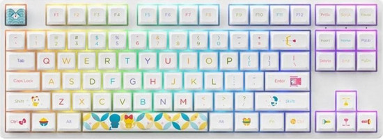 Akko Doraemon Rainbow 5087S Tkl Q RGB Switch Çok Renkli Mekanik Gaming Klavye