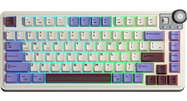 Aula Au75 Türkçe Q RGB Wireless 81 Tuşlu Switch Kablosuz Bej Mekanik Gaming Klavye