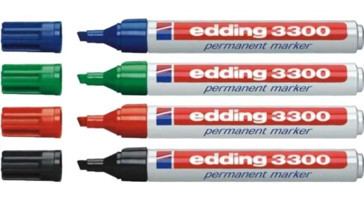 Edding 3300 4'lü Standart Silinebilir Renkli Tahta Kalemi Seti