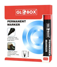 Globox 6769 Standart Silinmeyen Kırmızı Tahta Kalemi