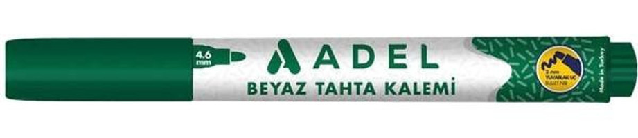 Adel Doldurulabilir Silinebilir Yeşil Tahta Kalemi