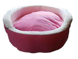 Bedspet Tek Fonksiyonlu 40 cm Simit Kedi Yatağı Pembe
