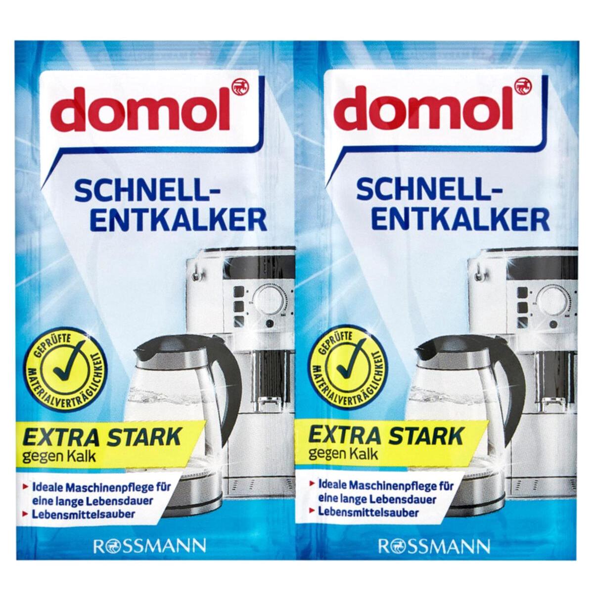 Domol Kettle ve Kahve Makinesi İçin 2x15 gr Kireç Çözücü Toz