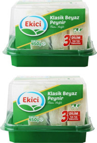 Ekici Klasik Tam Yağlı İnek Beyaz Peynir 2x450 gr